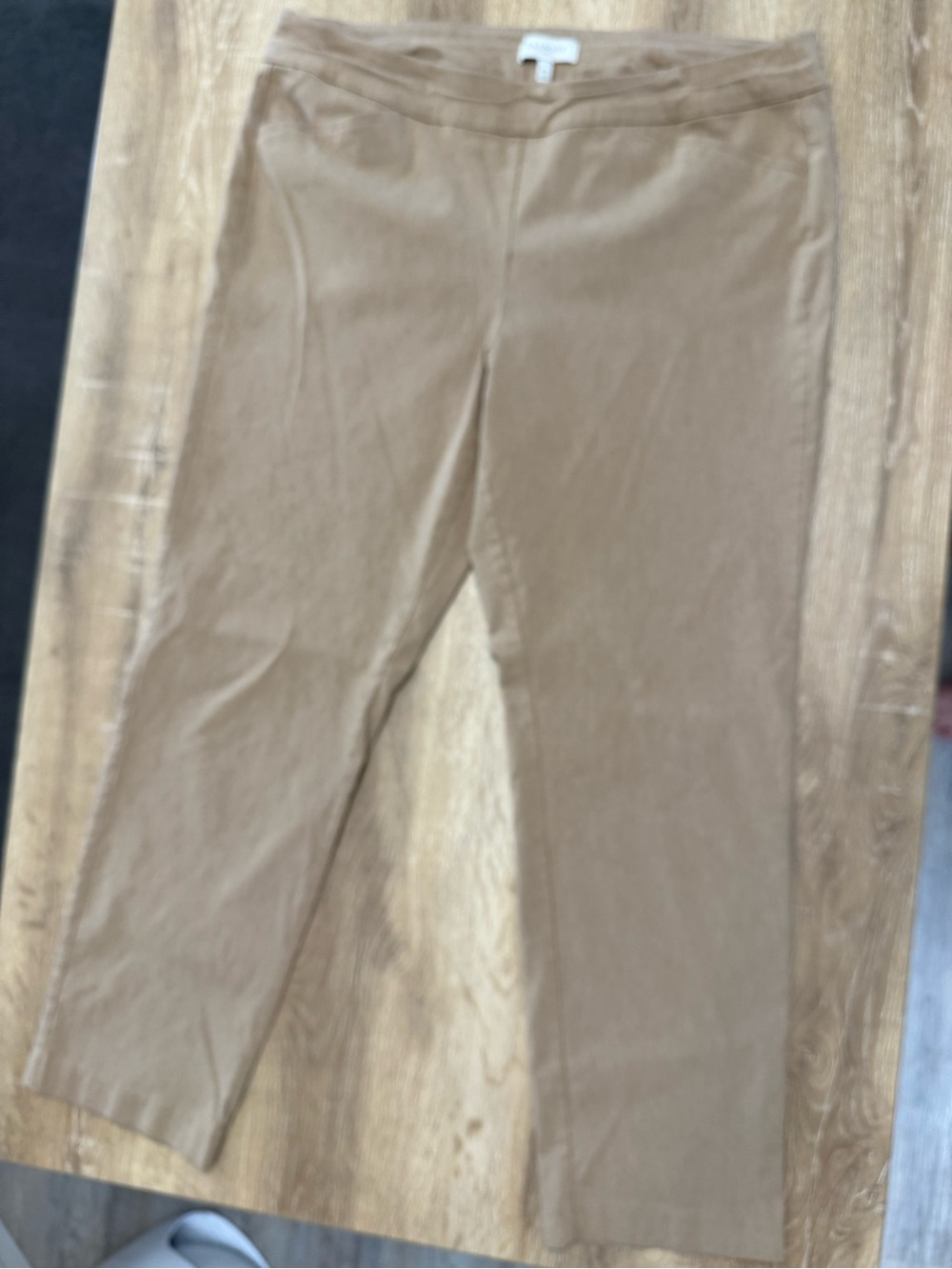 Talbots Straight-Leg Women's Pants in Camel Tan
